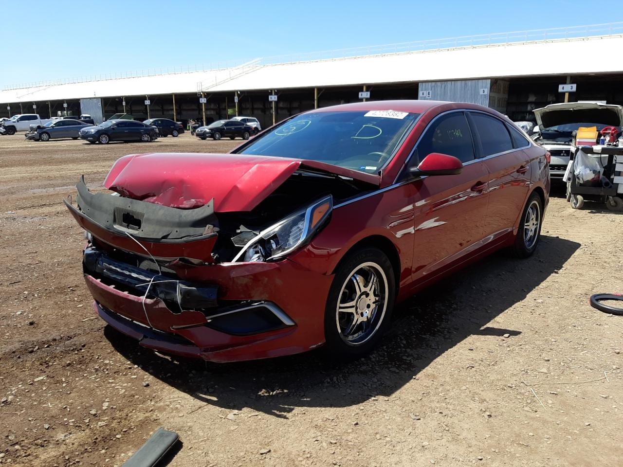 Photo 2 from auction – 2016 HYUNDAI SONATA SE with VIN 5NPE24AF4GH384629