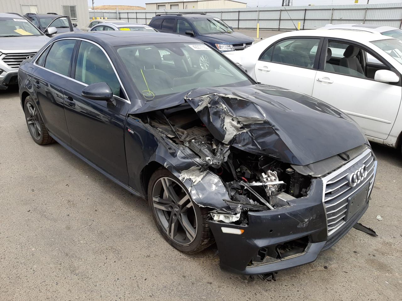 AUDI A4 PREMIUM 2017 with VIN WAUENAF40HA172071 - Photo from auction