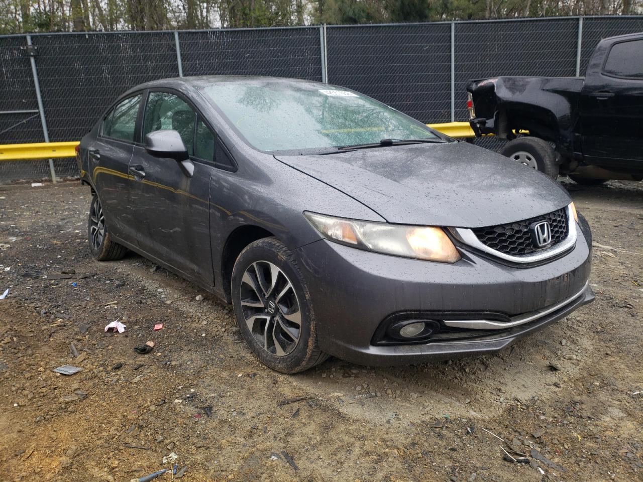 HONDA CIVIC EXL 2013 with VIN 19XFB2F91DE012161 - Photo from auction