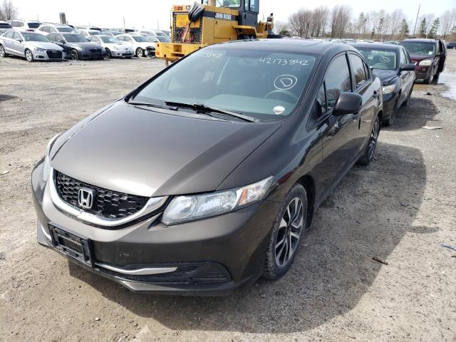 Photo 2 from auction – 2013 HONDA CIVIC LX with VIN 2HGFB2F59DH024528