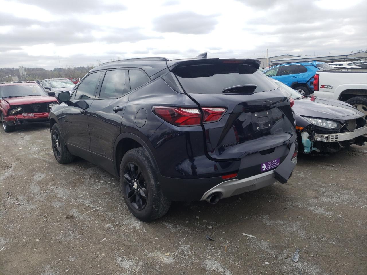 Photo 3 from auction – 2020 CHEVROLET BLAZER 1LT with VIN 3GNKBBRA2LS540142