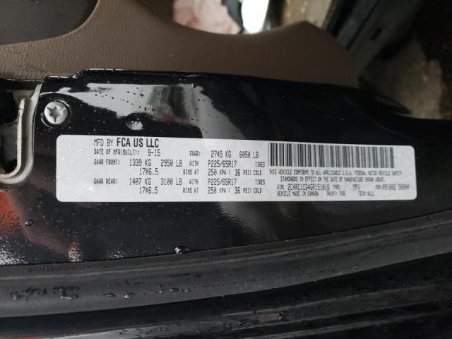 Photo 10 from auction – 2016 CHRYSLER TOWN & COU with VIN 2C4RC1CG4GR151016