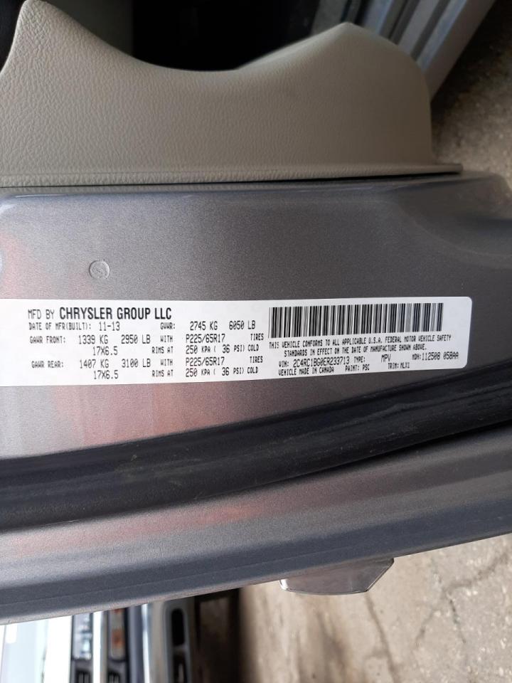 Photo 10 from auction – 2014 CHRYSLER TOWN & COU with VIN 2C4RC1BG0ER233713