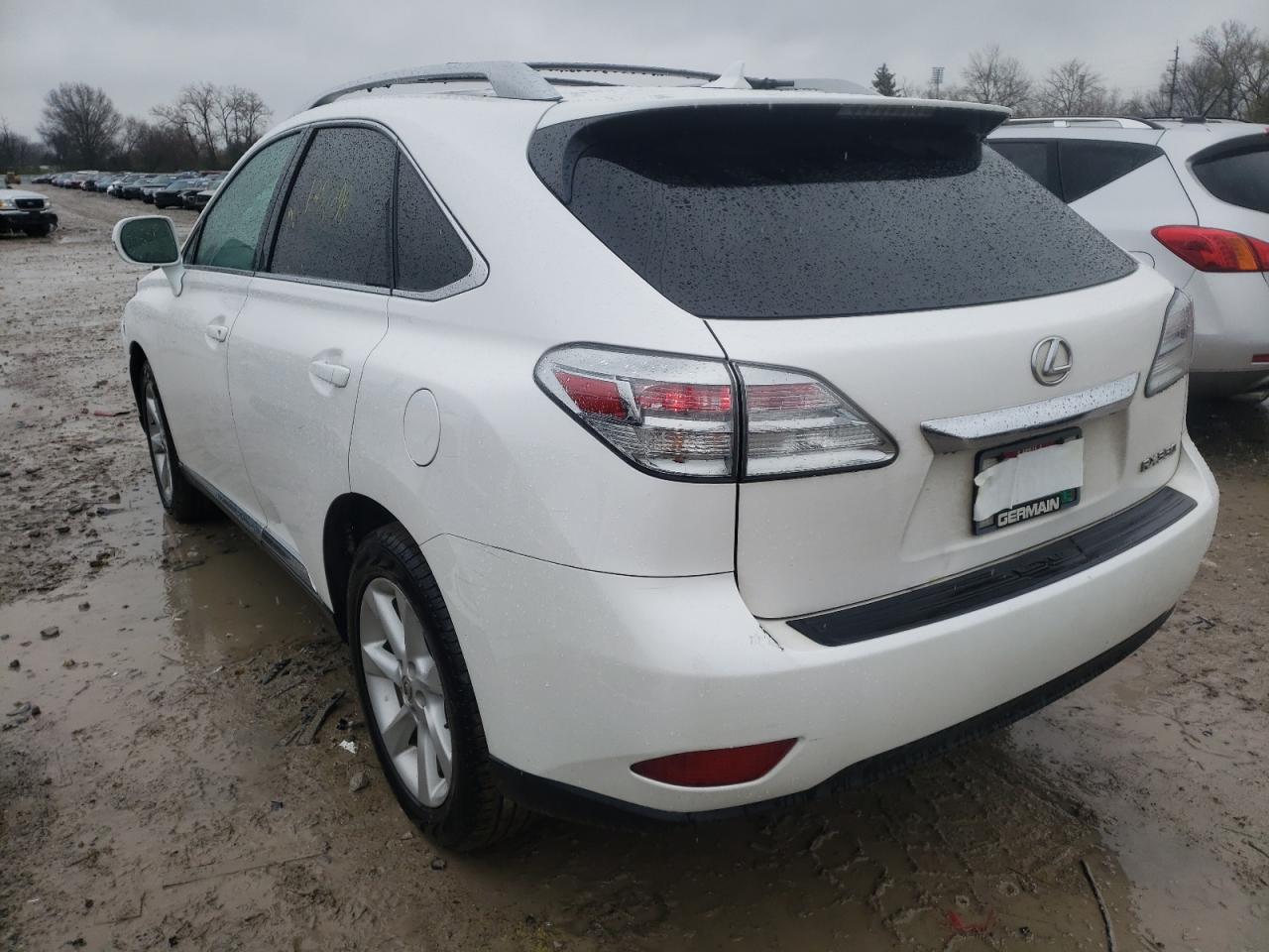 Photo 3 from auction – 2012 LEXUS RX 350 with VIN 2T2BK1BA7CC133102