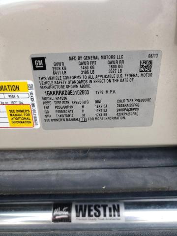 Photo 10 from auction – 2014 GMC ACADIA SLT with VIN 1GKKRRKD0EJ102603