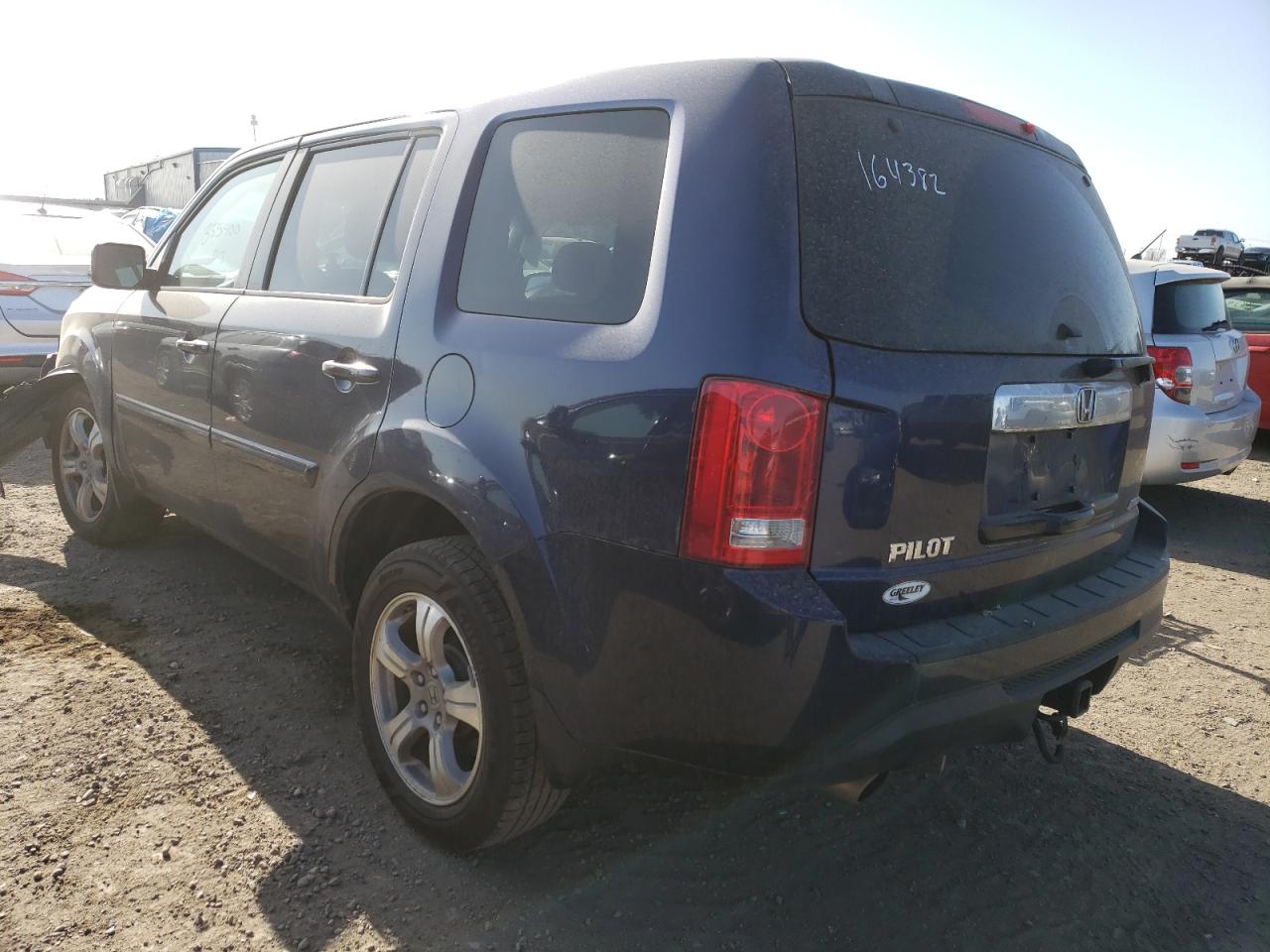 Photo 3 from auction – 2013 HONDA PILOT EX with VIN 5FNYF4H46DB026545