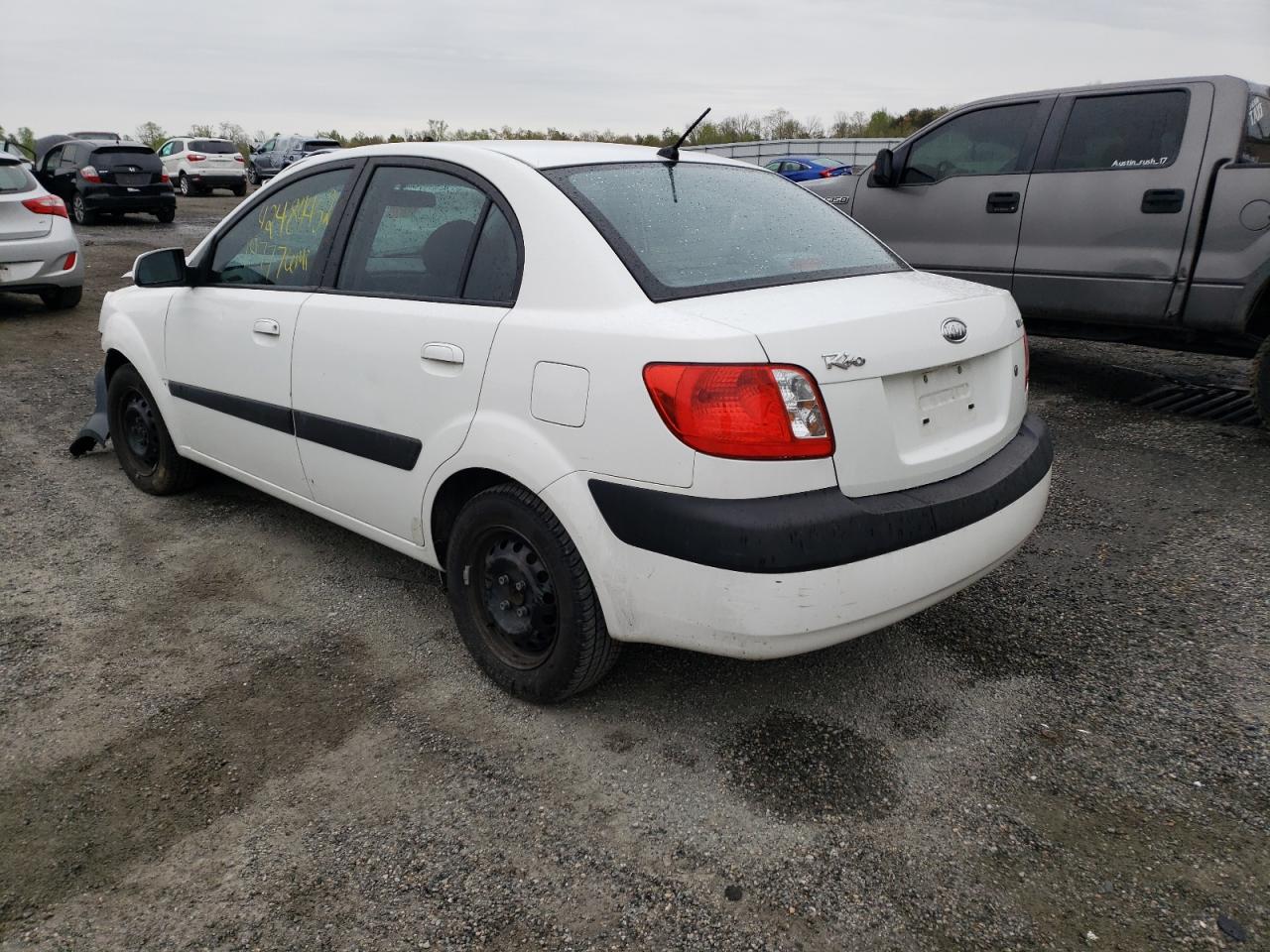 Photo 3 from auction – 2007 KIA RIO BASE with VIN KNADE123776190500