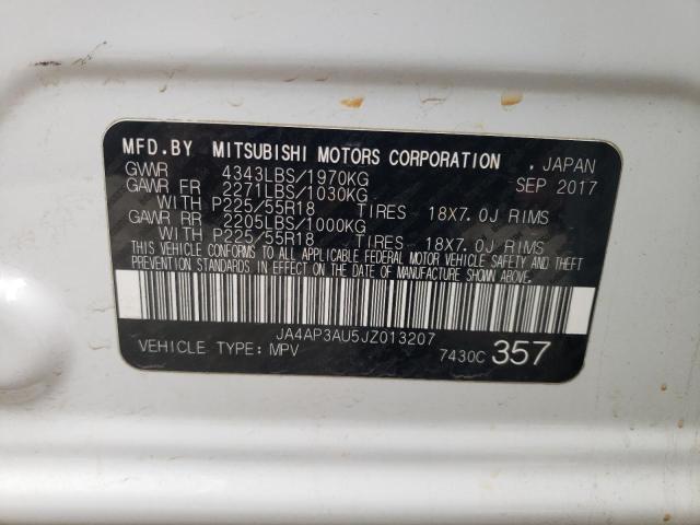 Photo 10 from auction – 2018 MITSUBISHI OUTLANDER with VIN JA4AP3AU5JZ013207