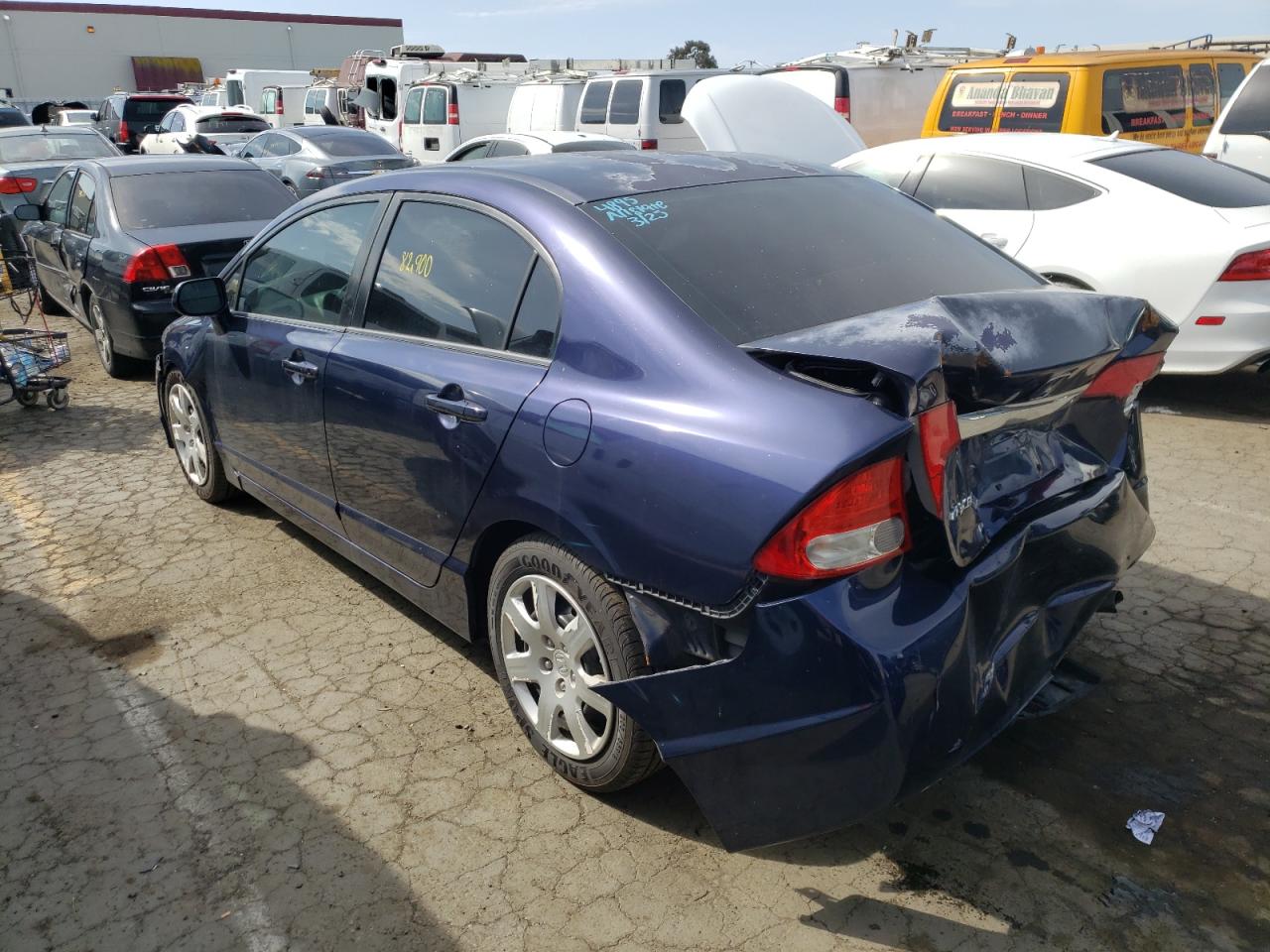 Photo 3 from auction – 2011 HONDA CIVIC LX with VIN 2HGFA1F54BH521416