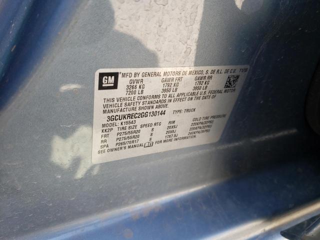 Photo 10 from auction – 2016 CHEVROLET SILVERADO with VIN 3GCUKREC2GG130144