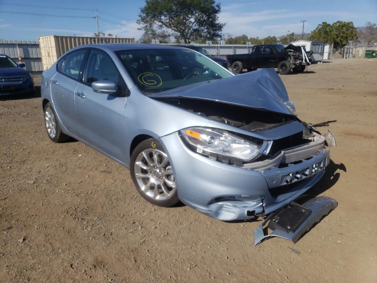 DODGE DART LIMIT 2013 with VIN 1C3CDFCH2DD178792 - Photo from auction