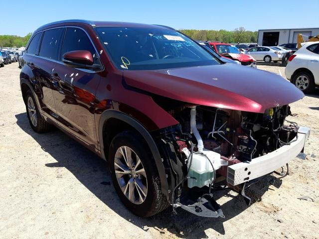 TOYOTA HIGHLANDER 2015 with VIN 5TDKKRFH4FS049213 - Photo from auction