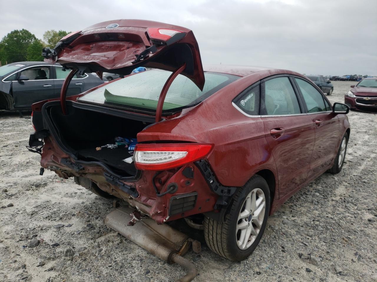 Photo 4 from auction – 2014 FORD FUSION with VIN 3FA6P0H74ER272605