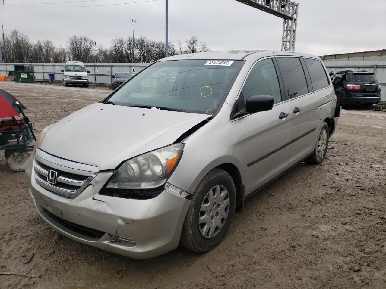 Photo 2 from auction – 2007 HONDA ODYSSEY LX with VIN 5FNRL38227B094982
