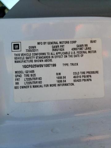 Photo 10 from auction – 1997 CHEVROLET EXPRESS G2 with VIN 1GCFG25W9V1087199