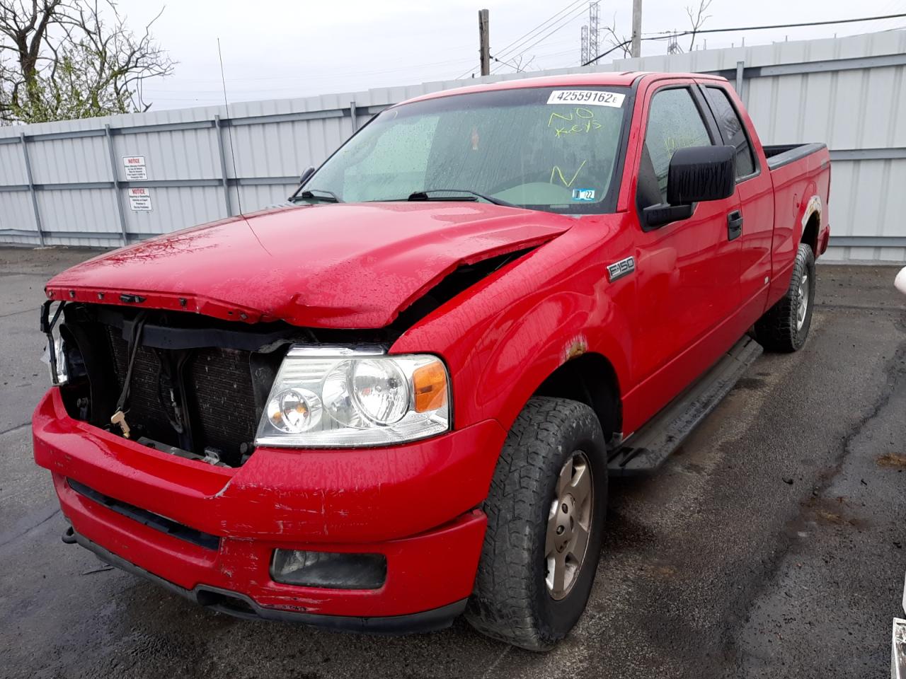 Photo 2 from auction – 2005 FORD F150 with VIN 1FTRX14W55FA21180