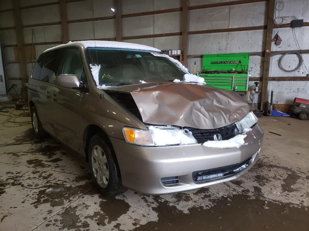 HONDA ODYSSEY EX 2004 with VIN 5FNRL18924B010155 - Photo from auction