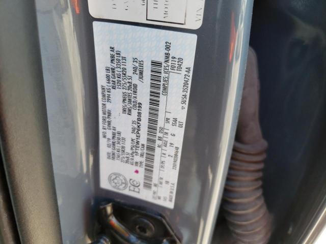 Photo 10 from auction – 2019 FORD F150 SUPER with VIN 1FTEW1EP6KFB08199