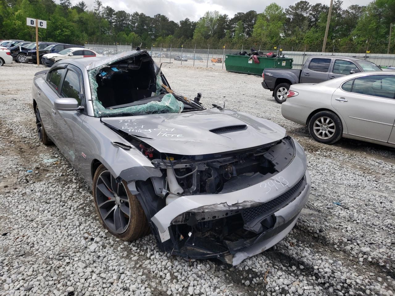 DODGE CHARGER R/ 2016 with VIN 2C3CDXGJXGH183443 - Photo from auction