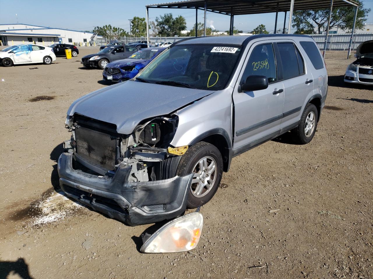 Photo 2 from auction – 2002 HONDA CR-V LX with VIN JHLRD78452C052515