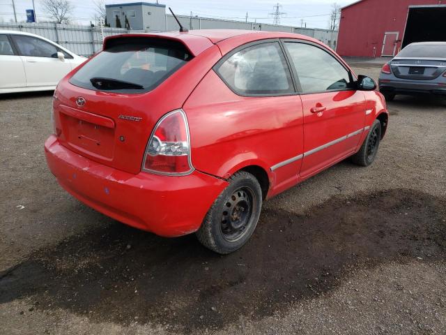 Photo 4 from auction – 2007 HYUNDAI ACCENT BAS with VIN KMHCN35C17U047233