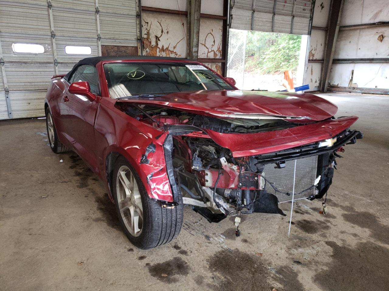CHEVROLET CAMARO LT 2016 with VIN 1G1FB3DX8G0172776 - Photo from auction