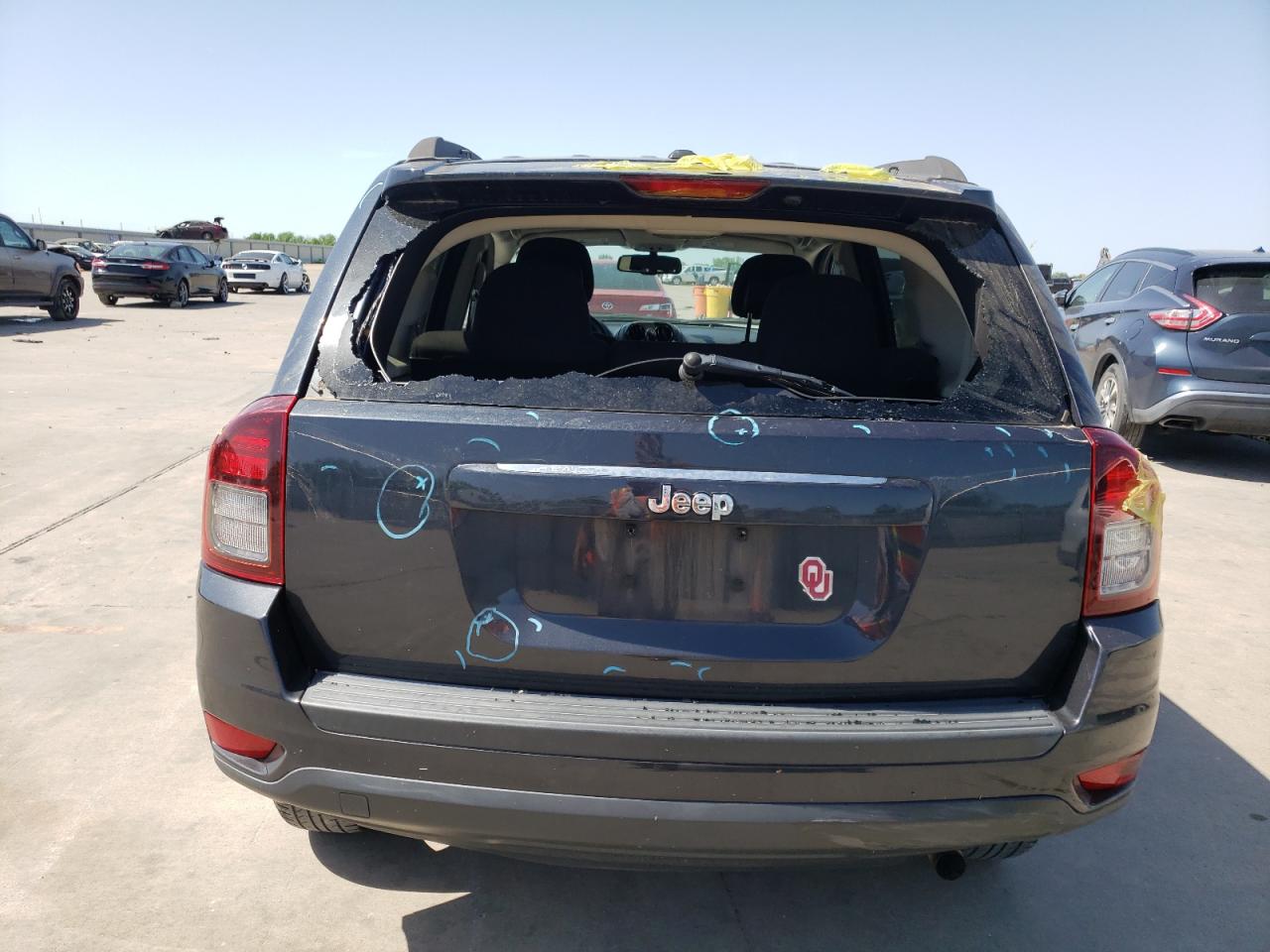 Photo 9 from auction – 2016 JEEP COMPASS SP with VIN 1C4NJCBA9GD574271
