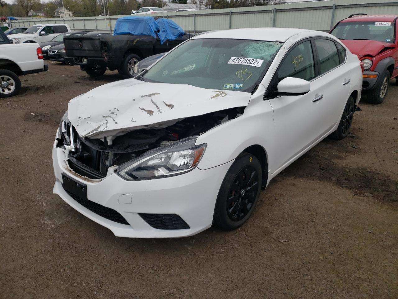 Photo 2 from auction – 2016 NISSAN SENTRA S with VIN 3N1AB7AP7GL665383