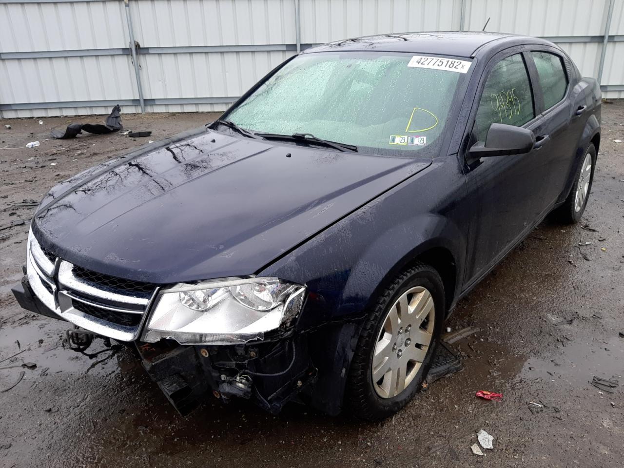 Фото 2 с аукциона – 2012 DODGE AVENGER SE с VIN 1C3CDZAB8CN197050