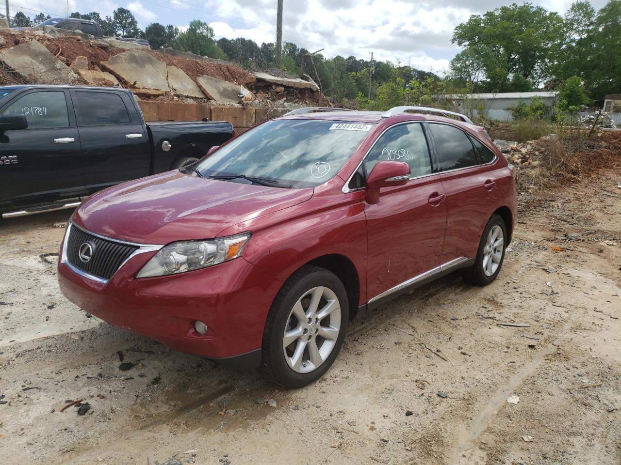 Photo 2 from auction – 2010 LEXUS RX 350 with VIN JTJZK1BA6A2001671