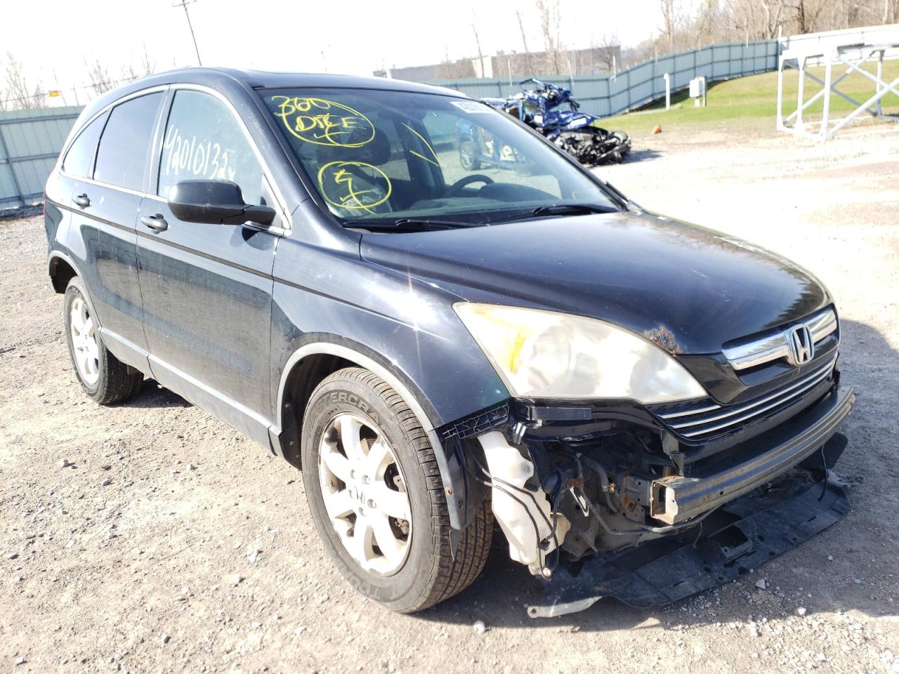 HONDA CR-V EX 2007 with VIN JHLRE48517C077083 - Photo from auction