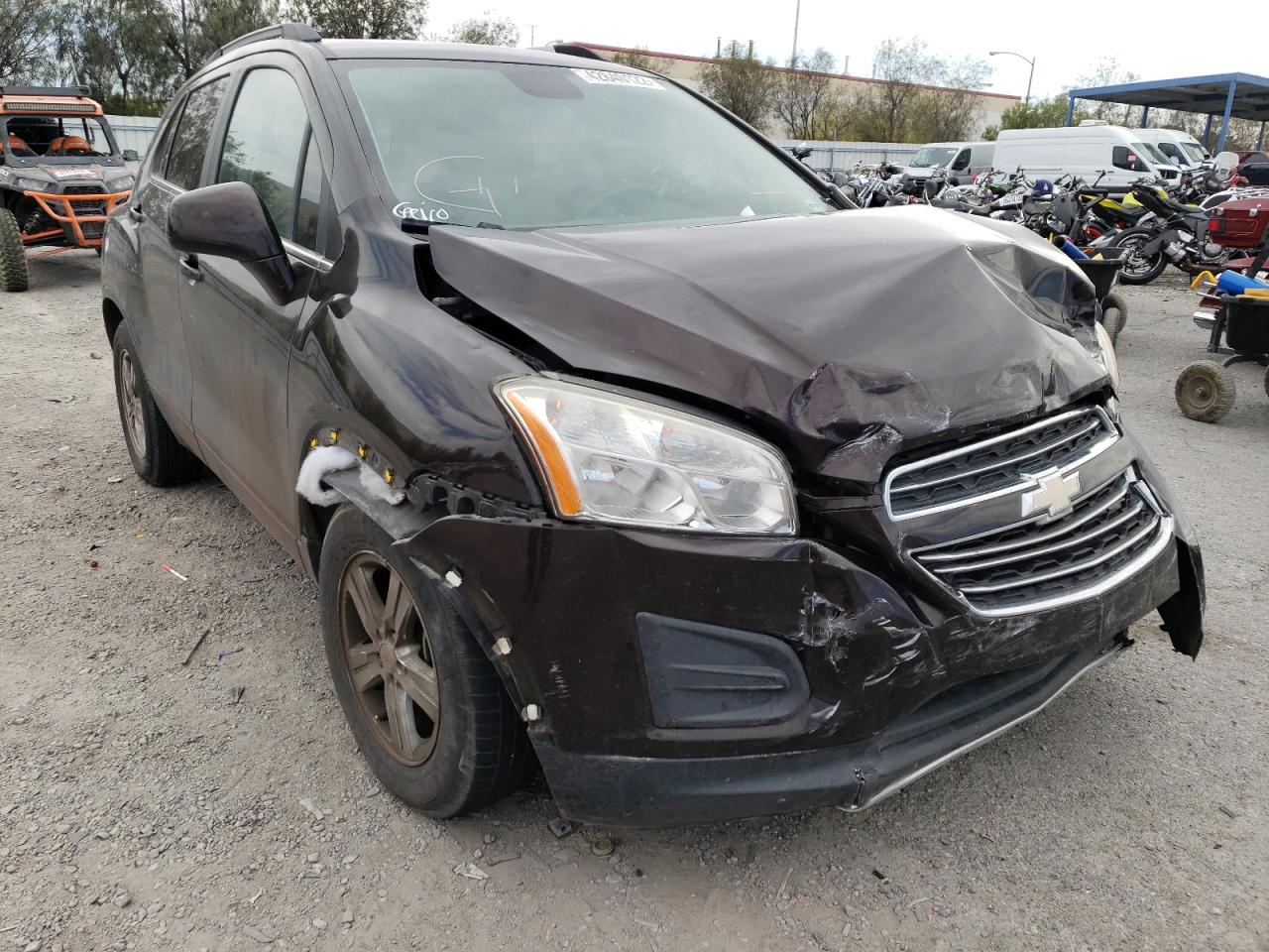 CHEVROLET TRAX 1LT 2015 with VIN KL7CJLSB1FB125822 - Photo from auction