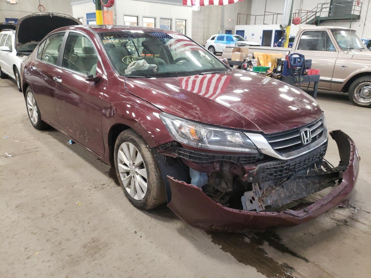 HONDA ACCORD EX 2013 with VIN 1HGCR2F70DA128517 - Photo from auction