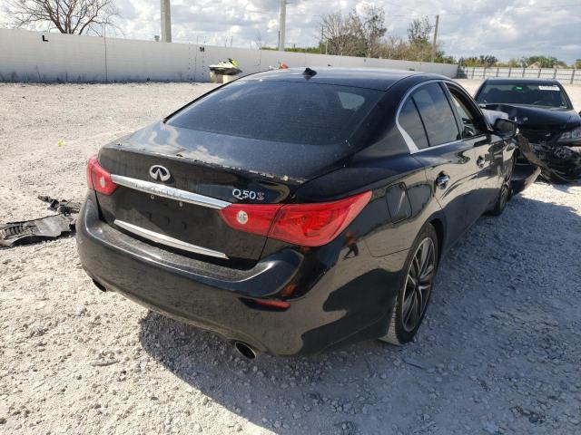Photo 4 from auction – 2014 INFINITI Q50 BASE with VIN JN1BV7AP1EM692822