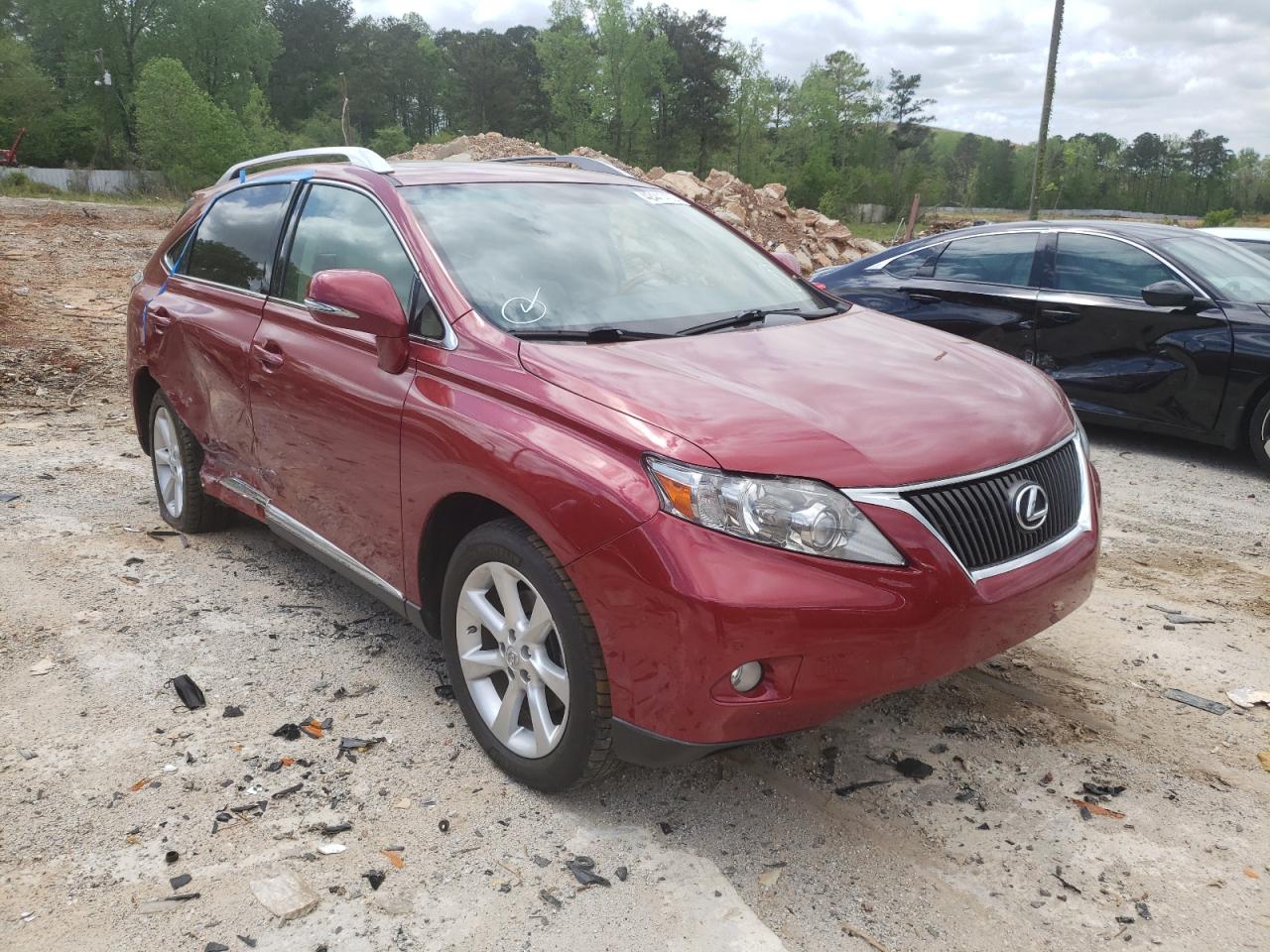LEXUS RX 350 2010 with VIN JTJZK1BA6A2001671 - Photo from auction