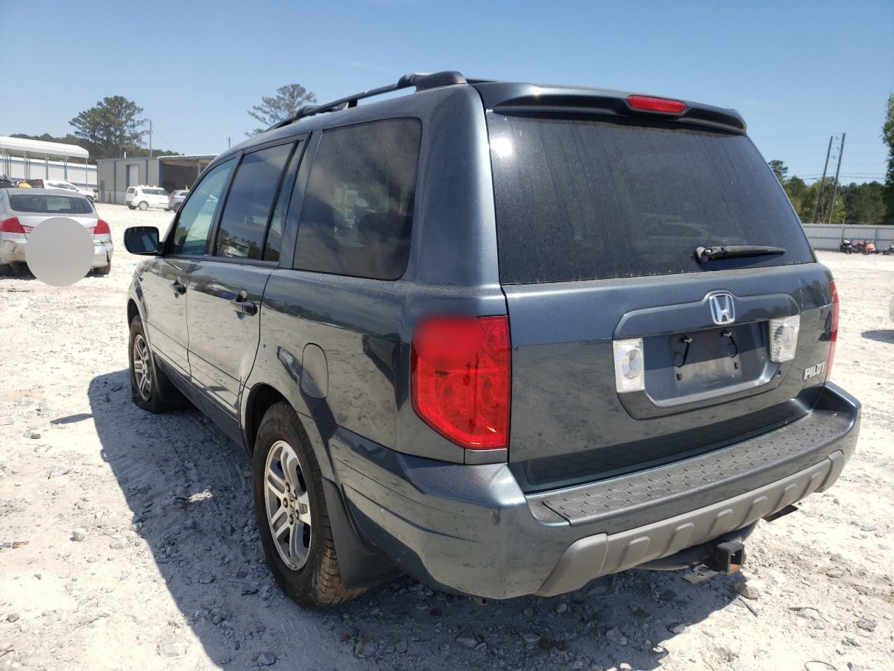 Photo 3 from auction – 2005 HONDA PILOT EX with VIN 5FNYF18425B015171