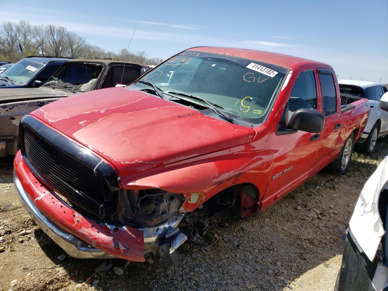 Photo 2 from auction – 2004 DODGE RAM 1500 S with VIN 1D7HA18DX4S647373