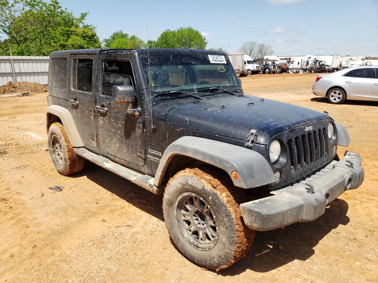JEEP WRANGLER U 2015 with VIN 1C4BJWDG7FL523457 - Photo from auction