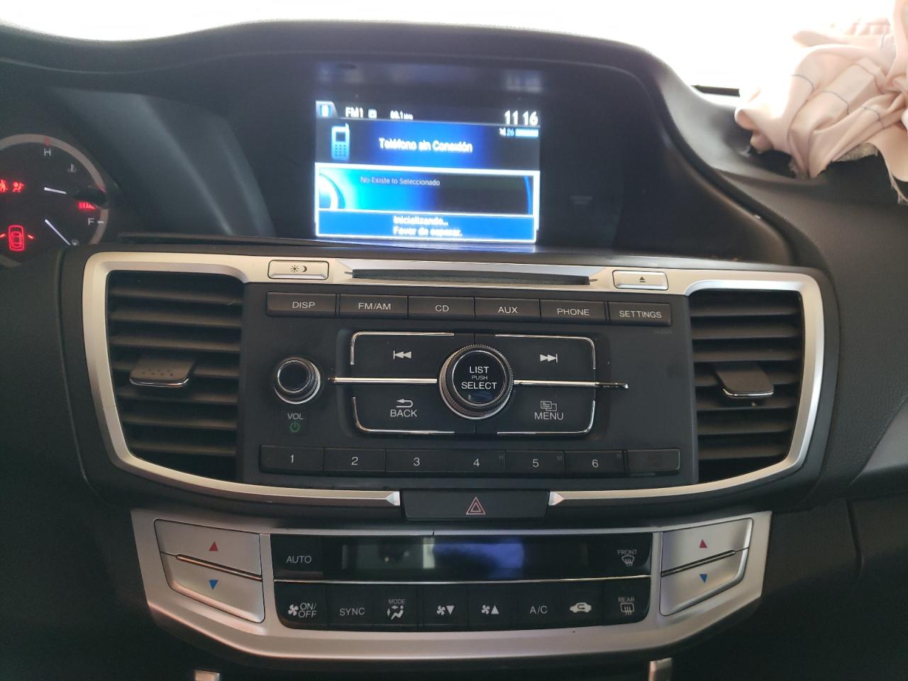 Photo 9 from auction – 2014 HONDA ACCORD LX with VIN 1HGCR2F35EA010963