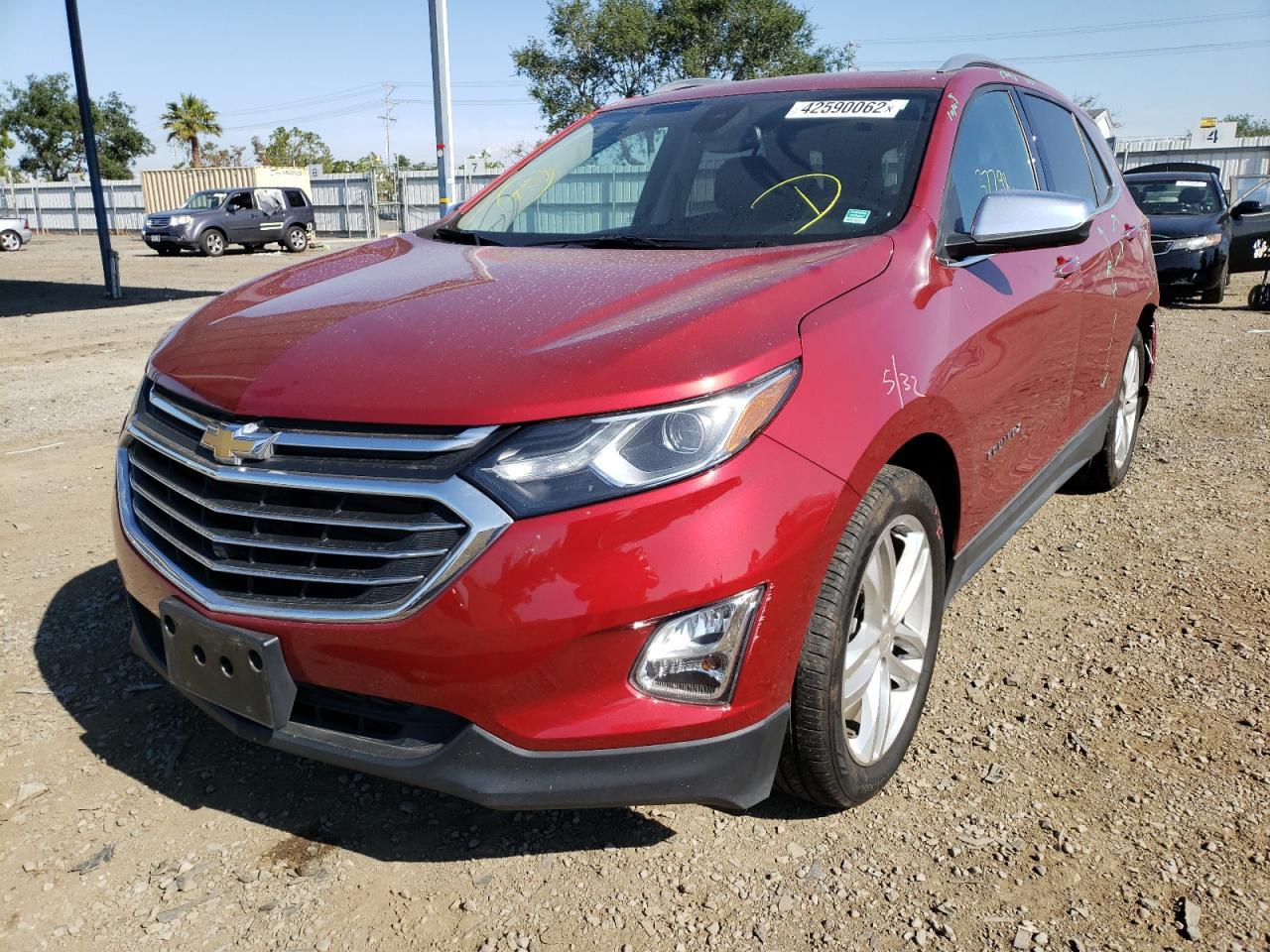 Photo 2 from auction – 2019 CHEVROLET EQUINOX PR with VIN 2GNAXNEVXK6107415