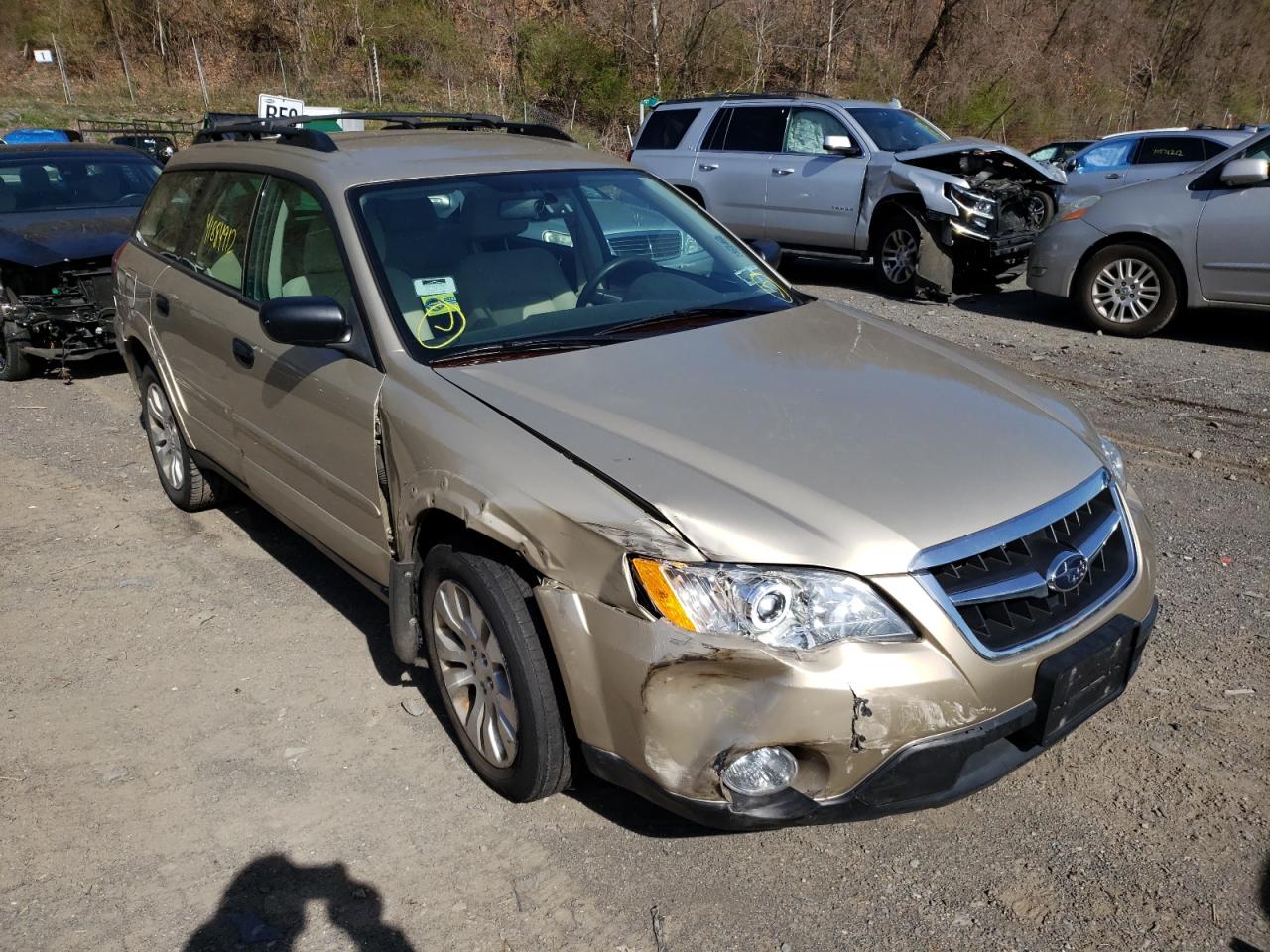 SUBARU OUTBACK 2. 2008 with VIN 4S4BP61C687336962 - Photo from auction
