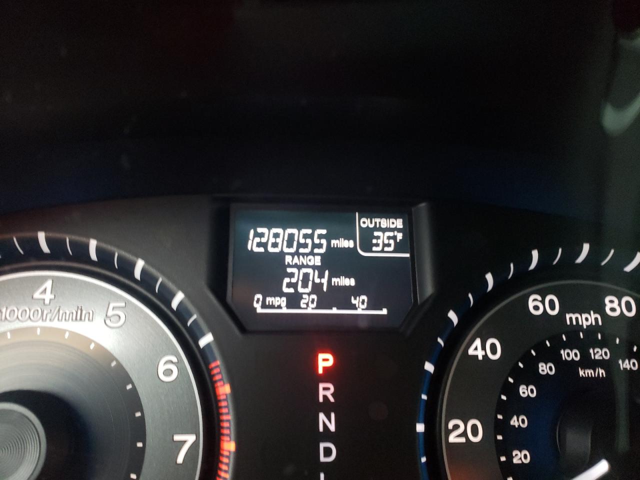Photo 8 from auction – 2012 HONDA ODYSSEY EX with VIN 5FNRL5H68CB054219