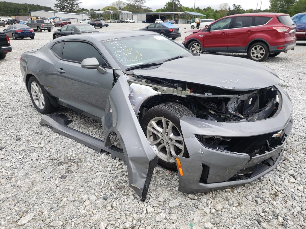 CHEVROLET CAMARO LS 2021 with VIN 1G1FB1RX6M0118062 - Photo from auction