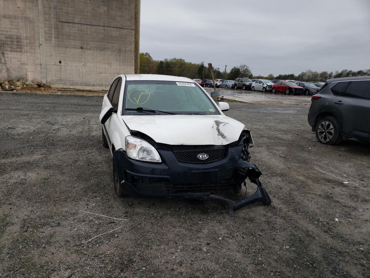 Photo 9 from auction – 2007 KIA RIO BASE with VIN KNADE123776190500