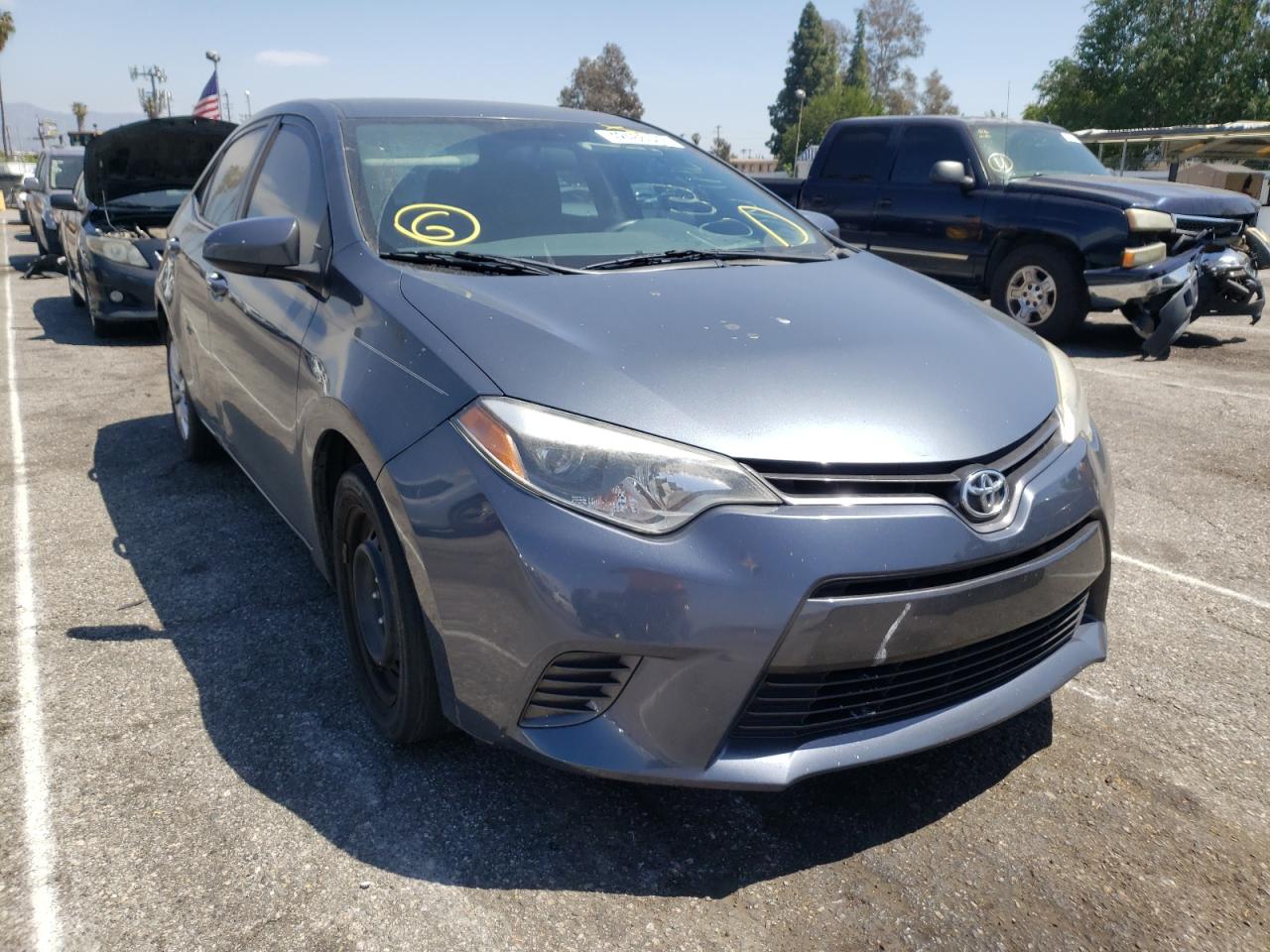 TOYOTA COROLLA L 2016 with VIN 5YFBURHE2GP373395 - Photo from auction