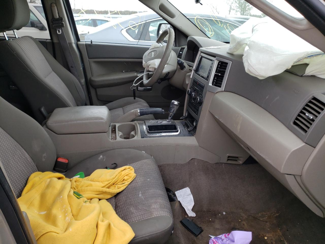 Photo 5 from auction – 2009 JEEP GRAND CHER with VIN 1J8GR48K09C552202