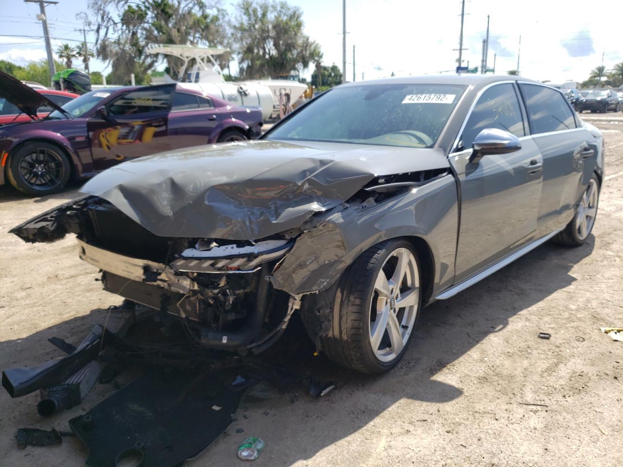 Photo 2 from auction – 2020 AUDI S4 PREMIUM with VIN WAUA4AF49LA072898