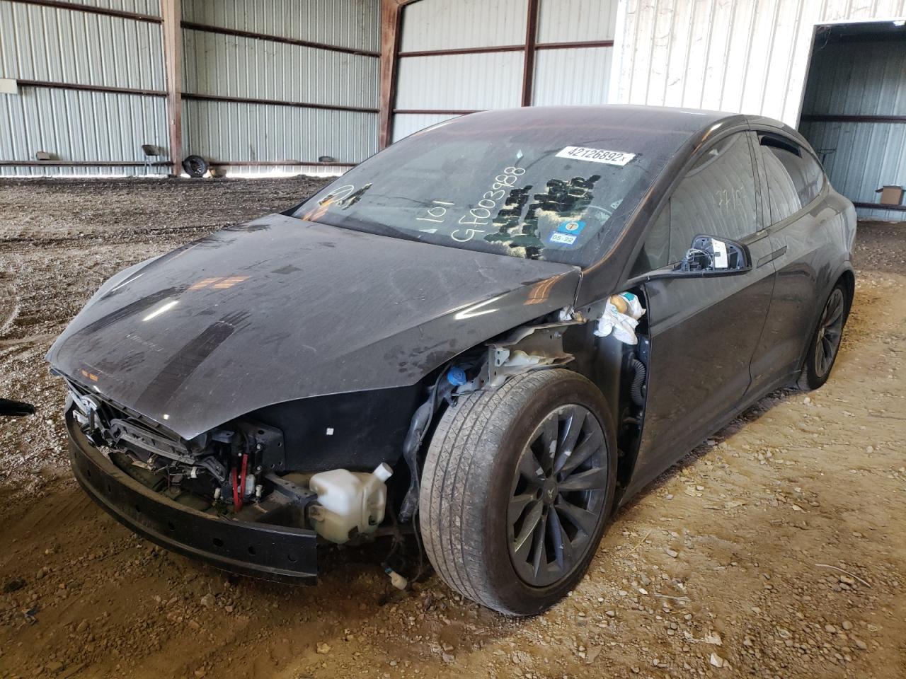 Photo 2 from auction – 2016 TESLA MODEL X with VIN 5YJXCBE22GF003988