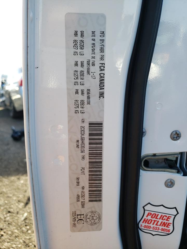 Photo 10 from auction – 2017 DODGE CHARGER SX with VIN 2C3CDXJG6HH535156