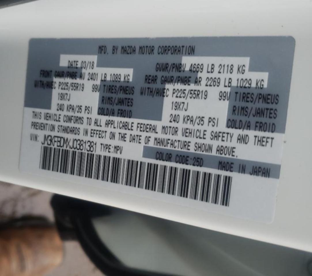 Photo 10 from auction – 2018 MAZDA CX-5 GRAND with VIN JM3KFBDMXJ0381381